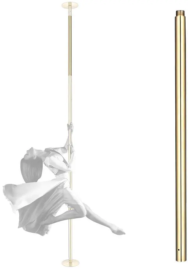 Main image of Yescom 3.4 FT Chrome Dancing Pole Extension for 45 mm Spinning Pole Steel Gold