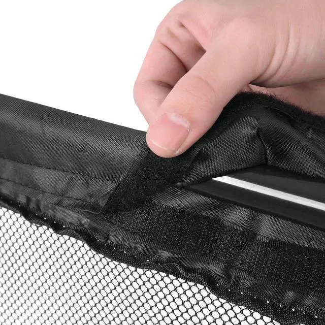 Alt view image 4 of 7 - Yescom Mesh Cover Replacement for Mesh Pool Storage Bin Rolling Cart XXX-Large Black
