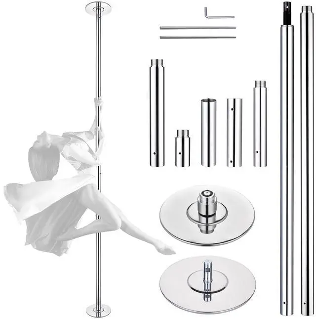 Main image of Yescom 10 FT Spinning Static Dancing Pole Kit with Extensions Fitness Dance Exercise
