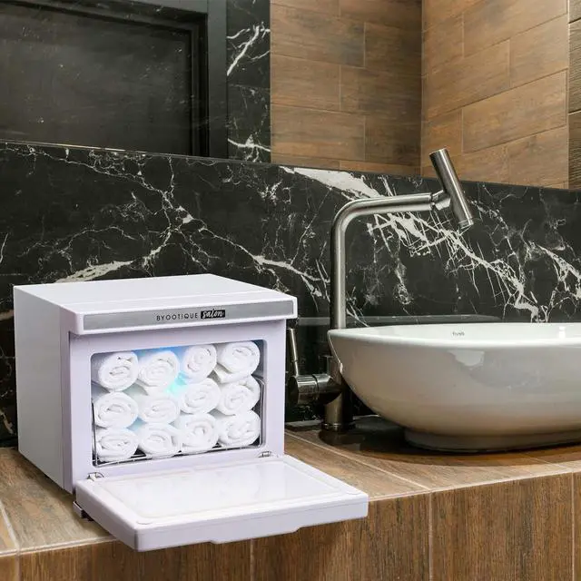 Alt view image 3 of 7 - Byootique 8L 2-in-1 Towel Warmer Cabinet Facial Towel Heater Spa Nail Salon