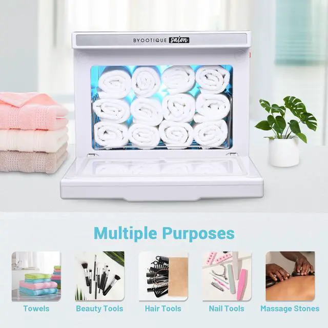 Alt view image 5 of 7 - Byootique 8L 2-in-1 Towel Warmer Cabinet Facial Towel Heater Spa Nail Salon