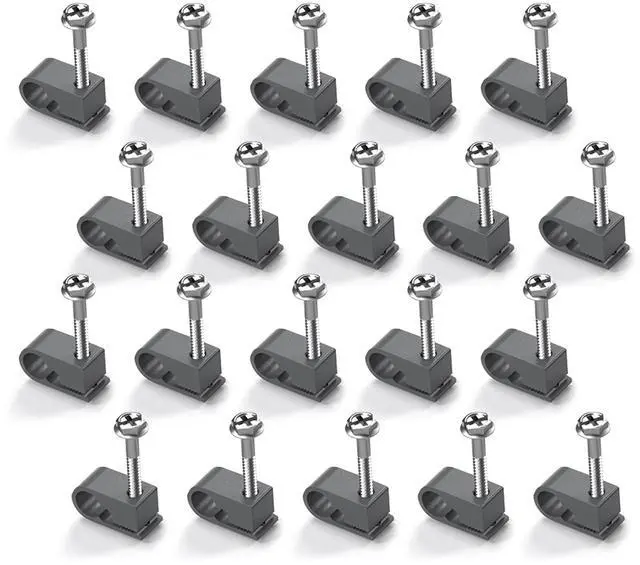 Alt view image 3 of 6 - Starlink Cable Routing Kit Screws+ Clamps for Starlink Series Wire Clip 20 Packs