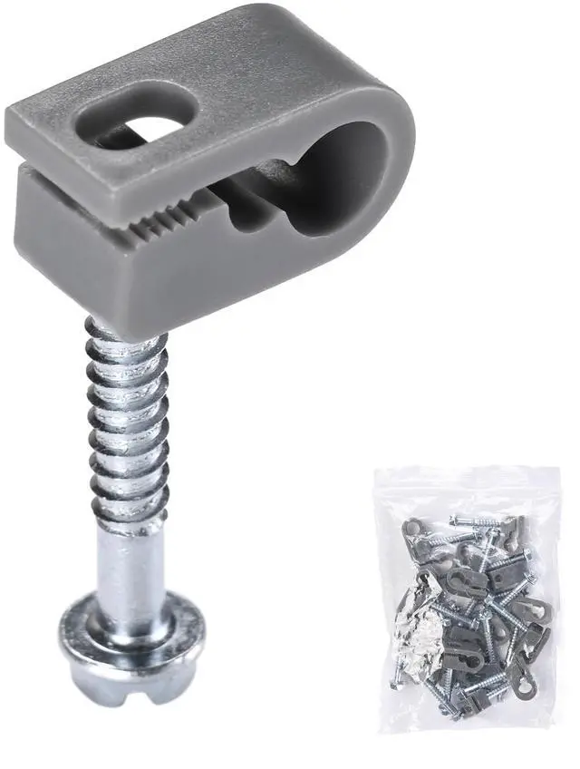 Alt view image 4 of 6 - Starlink Cable Routing Kit Screws+ Clamps for Starlink Series Wire Clip 20 Packs
