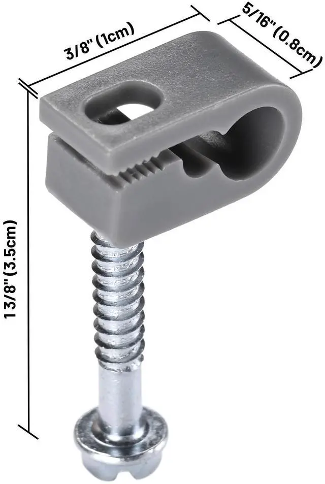 Alt view image 6 of 6 - Starlink Cable Routing Kit Screws+ Clamps for Starlink Series Wire Clip 20 Packs
