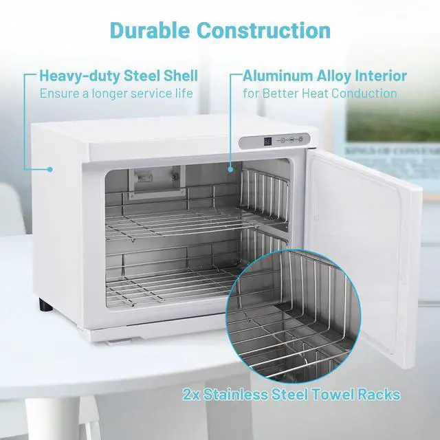 Alt view image 6 of 7 - Byootique 23L Portable Hot Towel Warmers Spa for Barber Shop with Heater Delay Facial Nails Salon Massage Esthetician Home