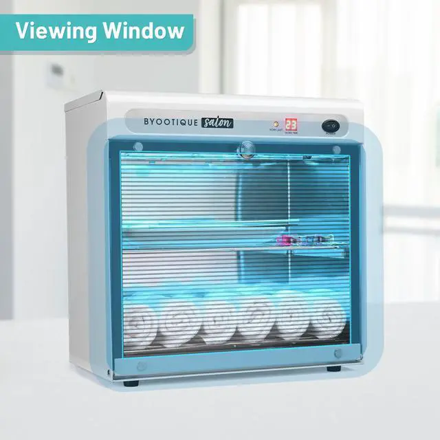 Alt view image 6 of 7 - Byootique 16L UV Tool Sterilizer Cabinet Machine w/ Timer Manicure Spa Salon Sterilization