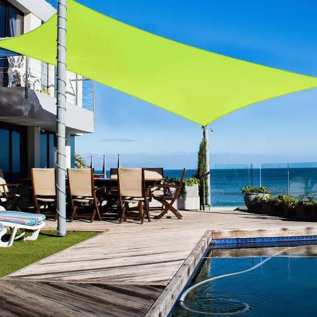 Alt view image 2 of 7 - Yescom 20x16 Ft 97% UV Block Rectangle Sun Shade Sail Canopy Outdoor Patio Garden