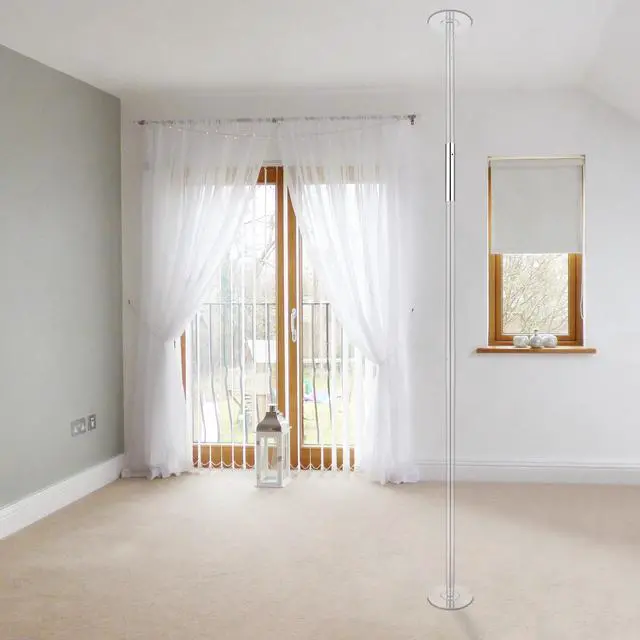 Alt view image 7 of 7 - Yescom 262 mm Chrome Stainless Steel Dancing Pole Extension for 45 mm Professional Pole Fitness Spinning Pole Accessories, Silver