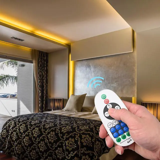 Alt view image 6 of 7 - Yescom DEL-CON01 Controller with 23-Key Remote for Neon Rope Lights Models DEL-D50W, DEL-D100W Only