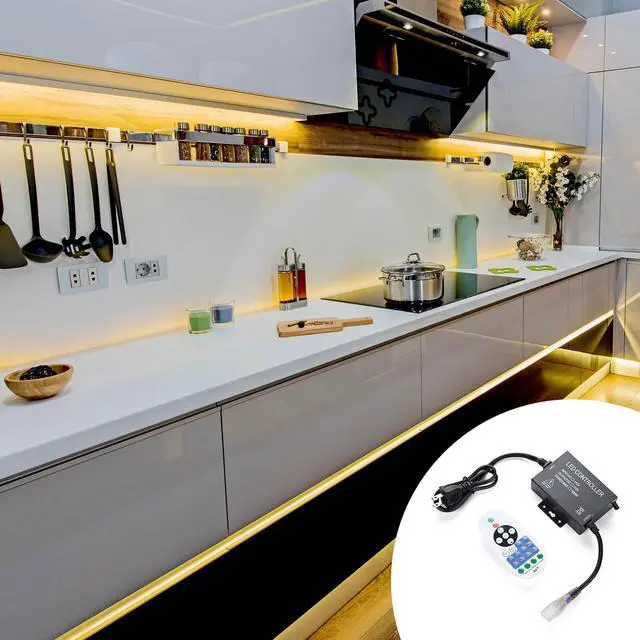 Alt view image 7 of 7 - Yescom DEL-CON01 Controller with 23-Key Remote for Neon Rope Lights Models DEL-D50W, DEL-D100W Only