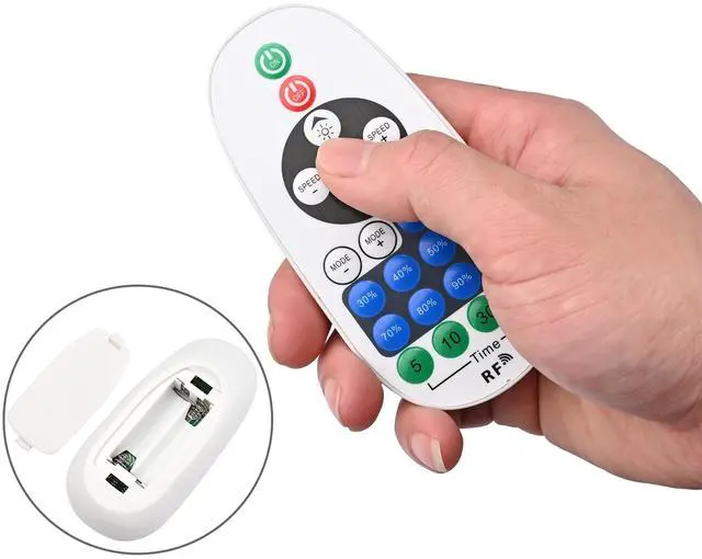 Alt view image 3 of 7 - Yescom DEL-CON01 Controller with 23-Key Remote for Neon Rope Lights Models DEL-D50W, DEL-D100W Only