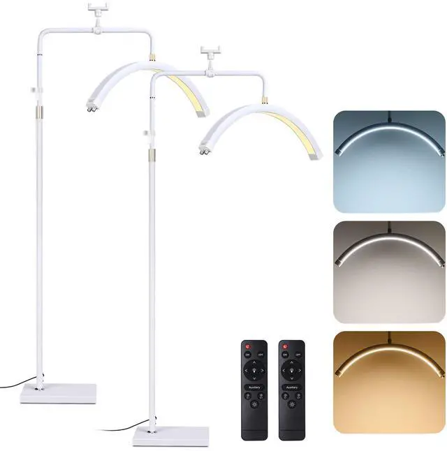 Main image of Byootique 28" Half Moon Light w/ Phone Holder Lash Lamp for Esthetician 2 Pack