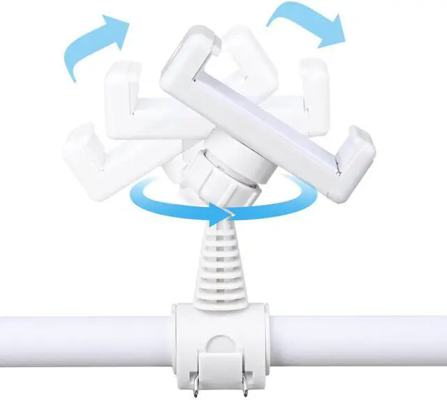 Alt view image 6 of 7 - Byootique 28" Half Moon Light w/ Phone Holder Lash Lamp for Esthetician 2 Pack