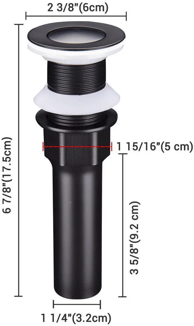 Alt view image 7 of 7 - Aquaterior® 26" Black Rectangle Bathroom Vessel Sink Above Counter Porcelain Ceramic Vanity Sink Basin w/ Drain