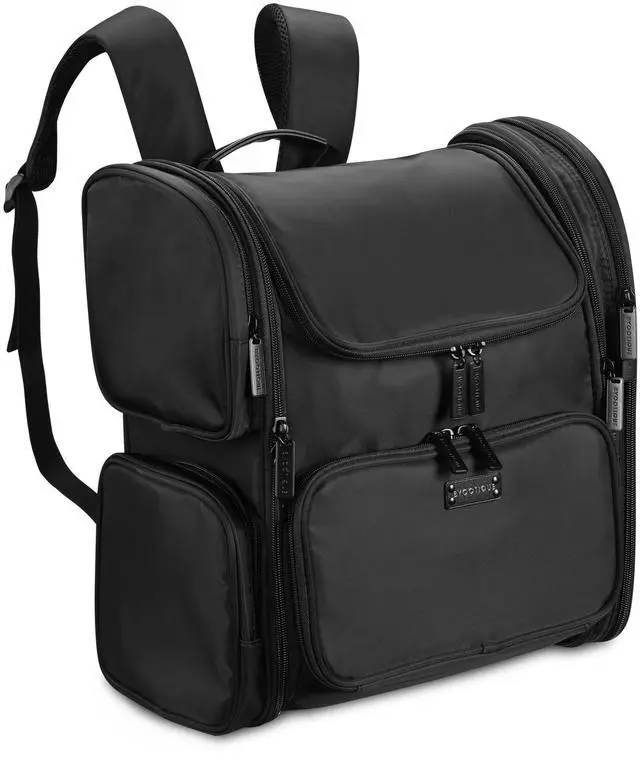 Alt view image 4 of 7 - Byootique Travel Make Bag Backpack Hair Tools Organizer Cosmetic Storage Pink
