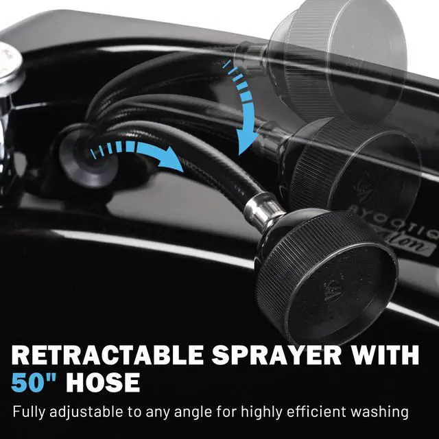 Alt view image 3 of 7 - Byootique Large Shampoo Bowl Hair Sink w/ CUPC Vacuum Breaker Neck Rest Beauty Salon Barber Shop