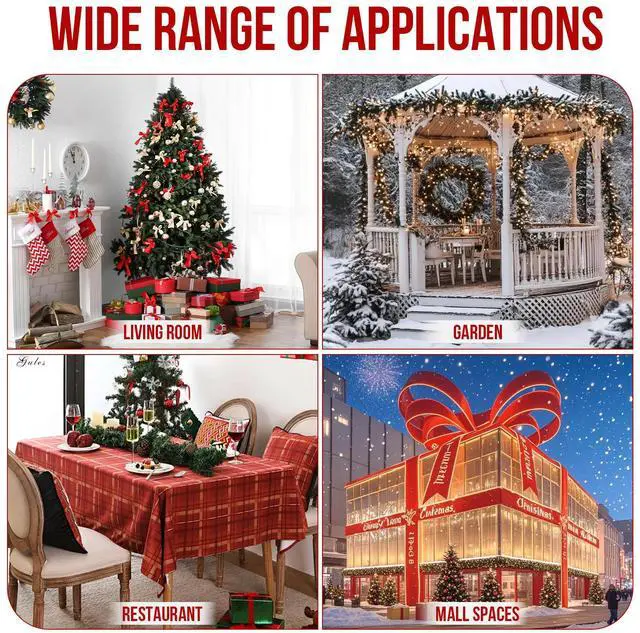 Alt view image 2 of 7 - Yescom Christmas Pre-lit LED Candy Cane Lights Red Bowknot with Metal Frame for Outdoor Indoor Yard Garden Porch Holiday Displays