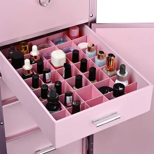 Alt view image 5 of 6 - Byootique Nail Polish Adjustable DIY Divider for Manicure Table Drawer 11 Packs