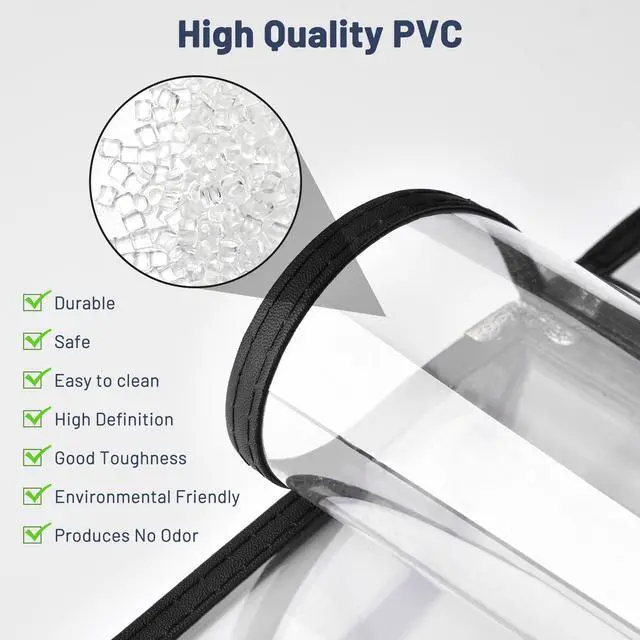 Alt view image 7 of 7 - WeChef 30 Pack Restaurant Menu Cover 8.5x11" Triple Fold 6 View  Double Stitch Bar Cafe Black