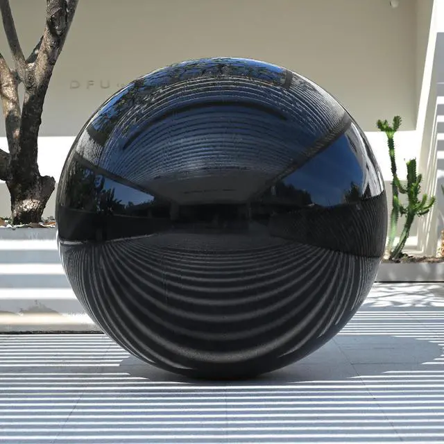 Main image of Yescom 59" Inflatable Mirror Ball Giant Reusable Large Disco Balloon Decoration for Party Wedding Event Stage Decor Black