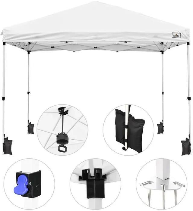 Alt view image 3 of 7 - InstaHibit EZ GO 10x10ft Pop Up Canopy Outdoor Instant Tent Tradeshow Art Market