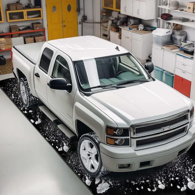 Alt view image 7 of 7 - Yescom Containment Mat Garage Floor Mat for SUV Snow Mud Rain Compact Size 7'9"x16'