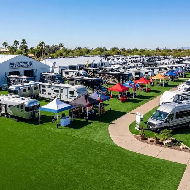 Main image of Yescom 3-FTx33-FT Trade Show Booth Event Turf Brand Activation Artificial Grass for Car Show Exhibition RV & Camper Expo-0.4"H