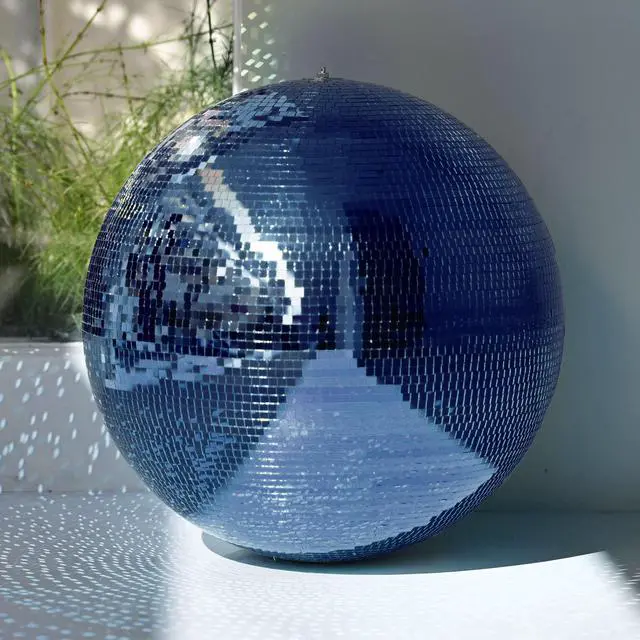 Main image of Yescom 24" Disco Ball Large Mirror Ball Dancing DJ Events Wedding Club Event Blue