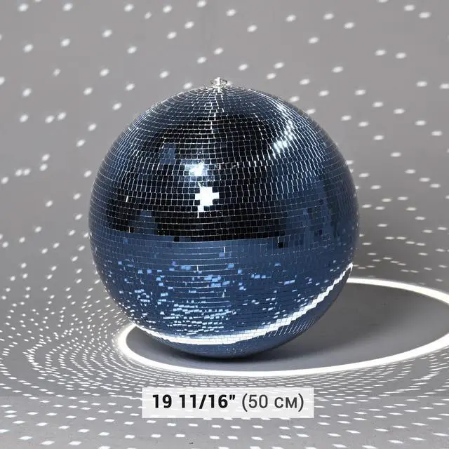 Alt view image 7 of 7 - Yescom 20" Disco Ball Large Mirror Ball Glass Tiles for Wedding DJ Stage Event Blue