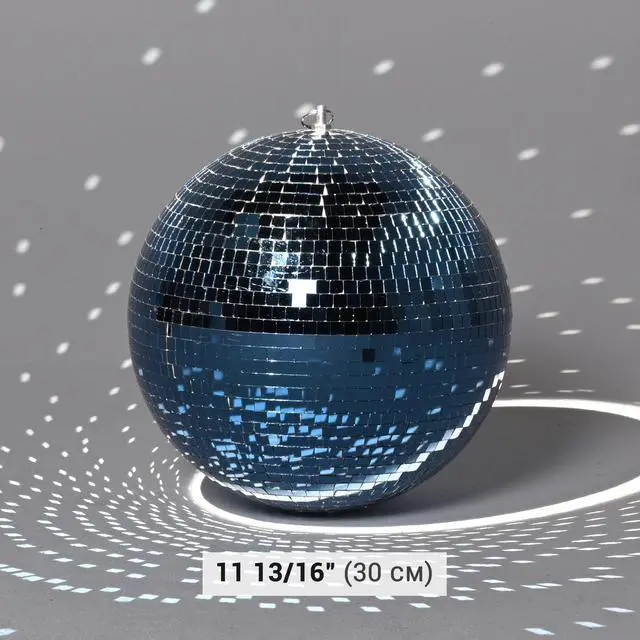 Alt view image 7 of 7 - Yescom 12" Blue Disco Ball Glass Tiles for Wedding Dance Floor DJ Stage Club Event