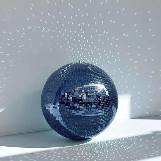 Main image of Yescom 16" Disco Ball Large Mirror Ball Glass Tiles for Wedding DJ Stage Event Blue