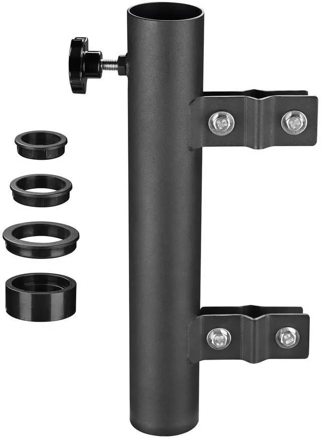 Main image of Yescom RV Ladder Mounted Flagpole Holder Camper Trailer Truck Fits 1" to 2 3/8" Pole