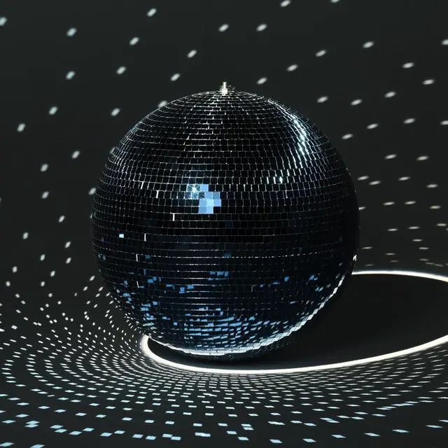 Alt view image 3 of 7 - Yescom 16" Blue Disco Ball w/ 2 RGB Spotlights Rotating Motor Party Light