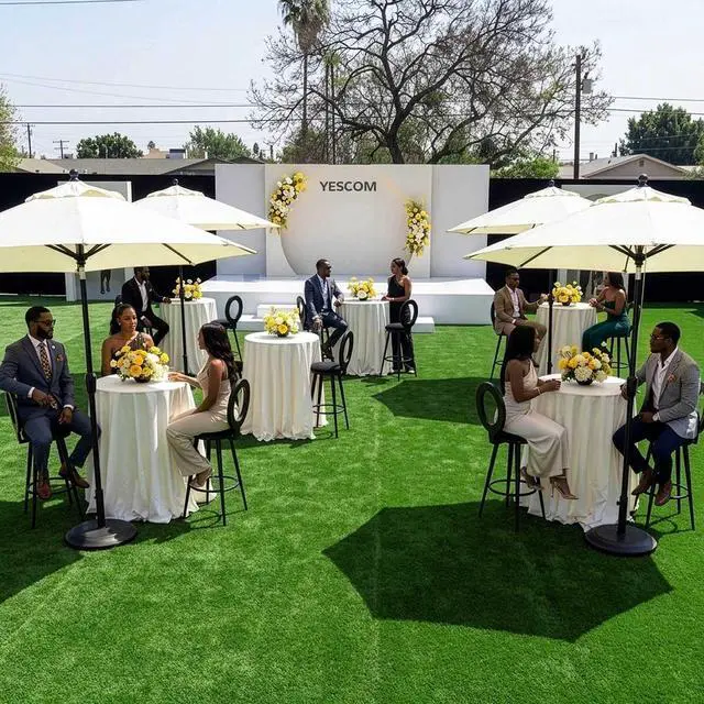 Main image of Yescom 3-FTx33-FT Lounge Event Turf Cocktail Party Wedding Runner Grass for Show Exhibition Photo Zones 0.8"H