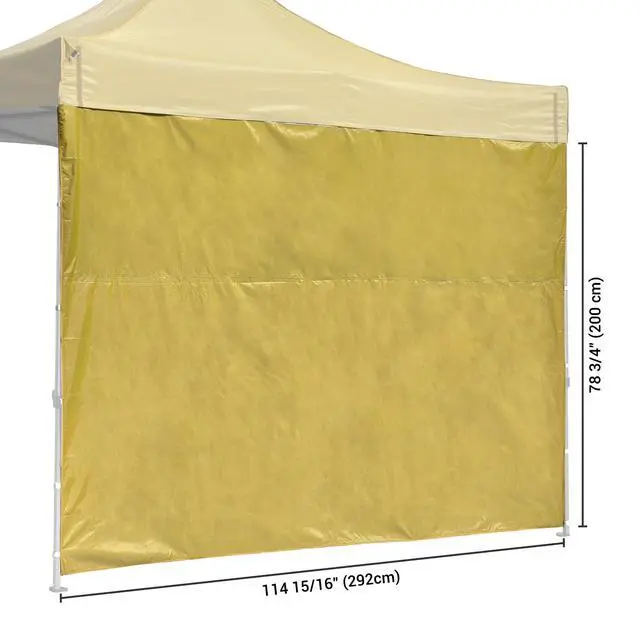 Alt view image 5 of 7 - InstaHibit 10-Pc 10x6.5 ft Universal Canopy Sidewalls Bulk Bundle 420D&UV50+ Enclosure Kit for Commercial Vendor Booths