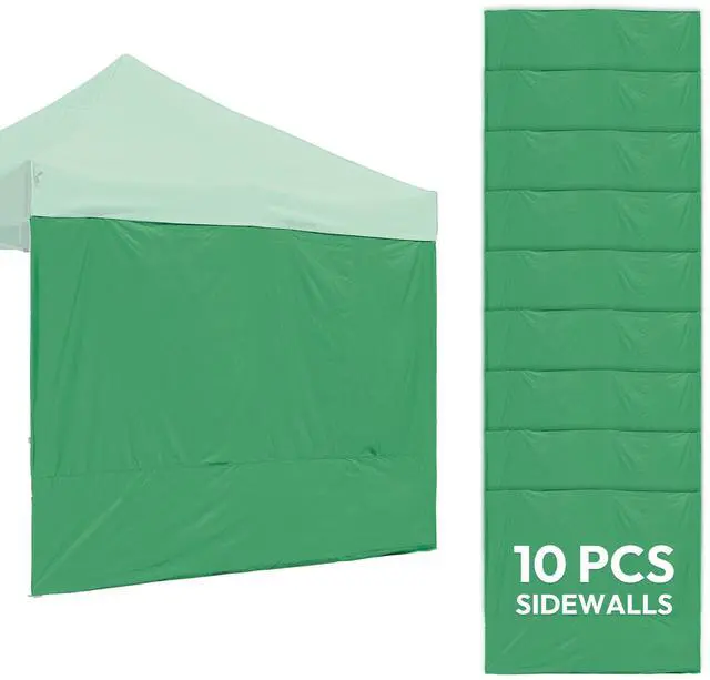 Main image of InstaHibit 10-Pc 10x7 ft Canopy Sidewalls Bundle 550D&UV50+&CPAI-84 Flame Retardant Enclosure Kit for Commercial Booths