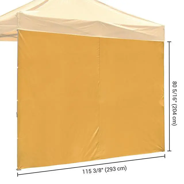 Alt view image 3 of 7 - InstaHibit 10-Pc 10x6.6 ft Canopy Sidewalls Bundle 1080D & UV30+ Protection Enclosure Kit for Commercial Vendor Booths
