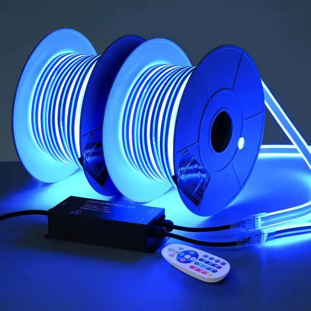 Alt view image 2 of 7 - Yescom 1-to-2 Receiver Remote Control for 4-Pin BiLume RGBW Neon Rope Light