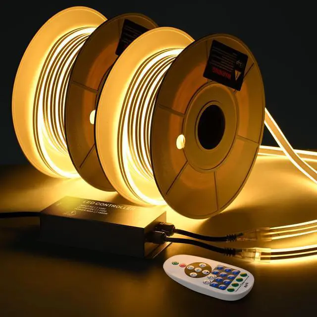 Alt view image 2 of 7 - Yescom 1-to-2 Receiver Remote Control for 2-Pin BiLume 2700K Neon Rope Light