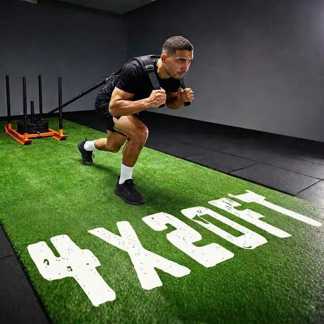 Main image of Yescom 4x20FT Gym Turf Artificial Grass Rug Exercise Mat for Sled Track Flooring