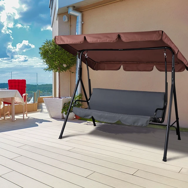 Main image of Yescom 76"x44" Swing Canopy Cover Replacement UV 30+ Water Resistance Outdoor Garden