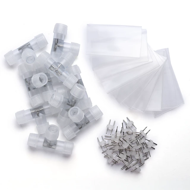 Alt view image 3 of 6 - Yescom LumeVine 1/2" LED Rope Light Connector 10Pack T-Shape Splice 3-Way Splitter Fits 2-pin 13mm Light Rope
