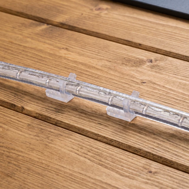 Alt view image 5 of 5 - Yescom LumeVine 1/2" LED Rope Light Clips for Outside 13mm Round Strip - 20Pack