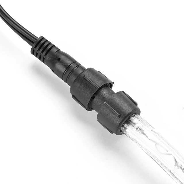 Alt view image 2 of 5 - Yescom LumeVine 1/2" LED Rope Light Power Cord 110-120V AC 5ft Cable with Fuse