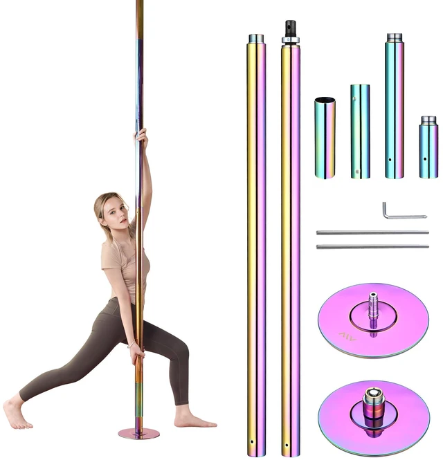 Main image of Yescom Professional Stripper Pole Static Spinning Dancing Pole Kit 9.25FT for Party Club Exercise Fitness ,Colorful