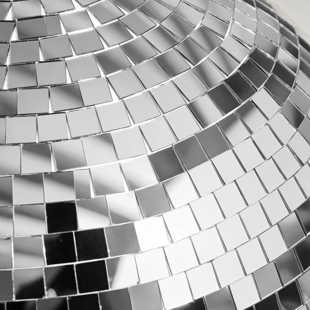 Alt view image 5 of 7 - Yescom 8 Pcs 7 Inch Silver Disco Ball Hanging Mirror Balls Party Decoration