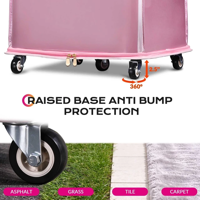 Alt view image 3 of 7 - Byootique 28'' Large Dance Competition Tote 145L U Shape Open Wipe to Clean