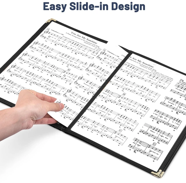 Alt view image 3 of 7 - Yescom 30 Pack Sheet Music Stand with 8.5" x 11" Music Folder & Storage Tray Height-Adjustment from 36 7/8" to 61 1/4" for Choral, Band, Orchestra