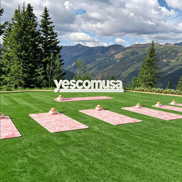 Alt view image 2 of 7 - Yescom 4-FTX20-FT Lounge Area Event Turf Lifestyle Trade Booth for Commercial Show Exhibition Artificial Grass-1.38"H
