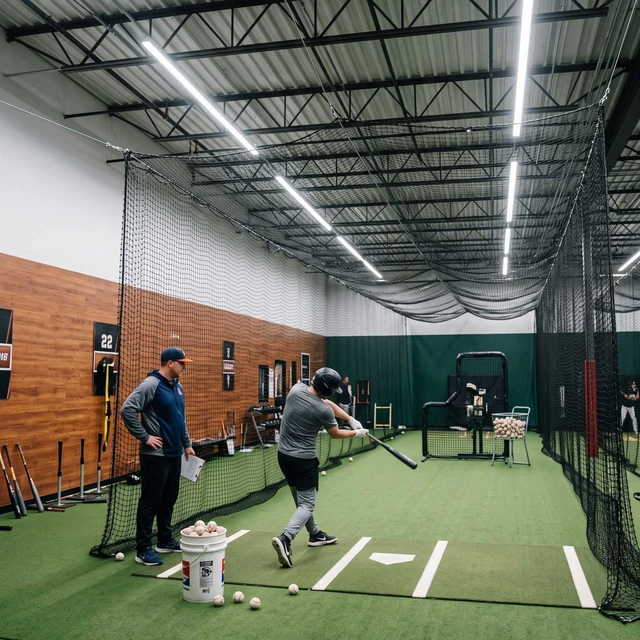 Alt view image 4 of 7 - Yescom 500" 3/16" 316 Stainless Steel Batting Cage Cable Tension Kit with Concrete Wall Hooks and 304 Hardware, Baseball Field Equipment Net Hanging